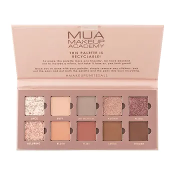 10 SHADE EYESHADOW PALETTE - SILK NUDES