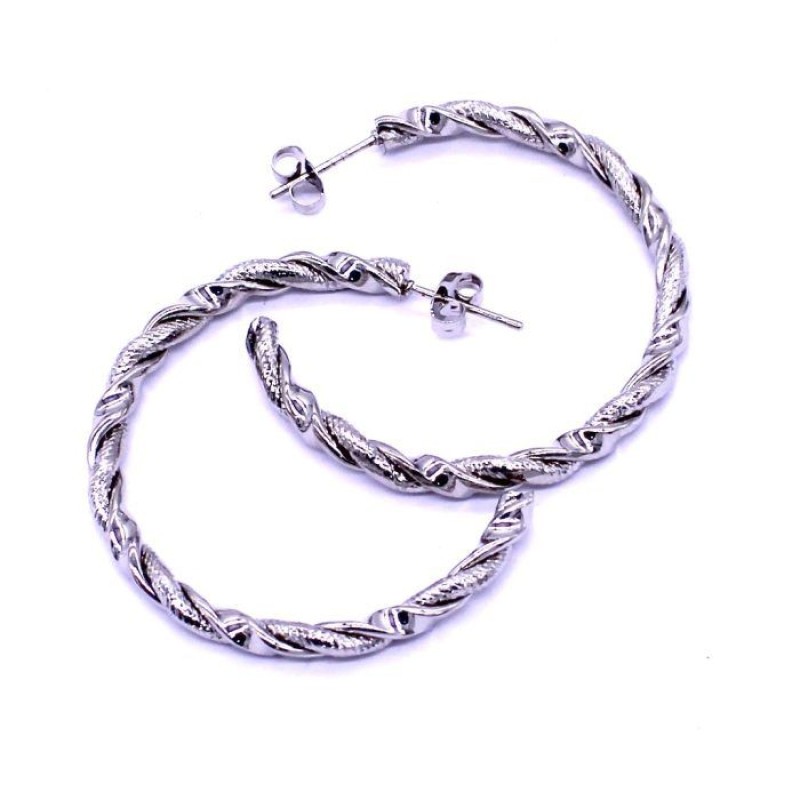 Ατσάλινα Σκουλαρίκια Braided